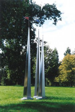 Skulpturutställning i Museiparken i Karlstad