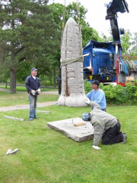 Stenskulptur utställning